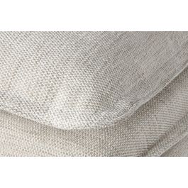 DKD Home Decor Módulo Central Sofá Horeca Blanco Roto Poliéster 120 x 95 x 102 cm