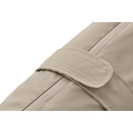 Hunter Abrigo Milford para Perro 40 cm Beige Impermeable y Cortavientos con Cremallera Impermeable Abertura Arnés y Cuello/Vientre Ajustable