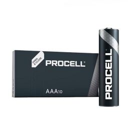 Pila alkalina procell duracell aaa - lr03 1,5v (caja 10 unid.) ø10,5x44,5mm Precio: 6.50000021. SKU: S7915688