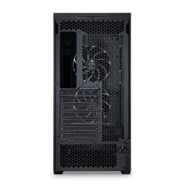 Lian Li LAN207DX Caja Gaming Lancool Negra con Pantalla Integrada de 6 Pulgadas, Panel de Vidrio Templado y USB-C, Soporte ATX