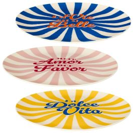 Home Deco Factory Plato Llano Polipropileno Dolce Vita Diámetro 26 cm