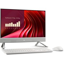 Dell EC24250 - Ordenador Todo en Uno de 23.8" Full HD, Intel Core 7 150U, 16 GB RAM, SSD 1 TB, Windows 11 Pro, Teclado y Ratón Inalámbricos, Blanco