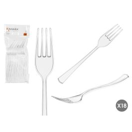Set 18 Tenedor Plastico Transparente Kinvara 10X25CM (48 Unidades) Precio: 48.89000039. SKU: B1BXKZQXDP