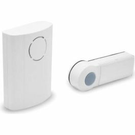 Extel Timbre móvil inalámbrico para puerta o pared | Alcance 100m campo libre | 36 melodías | Botón de llamada IP44 resistente al agua