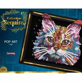 Lansay LAN3181860203620 Kit de Ocio Creativo, Colección Lentejuelas Gato Pop Art, a partir de 14 años Precio: 36.58999949. SKU: B18M5CJ68E