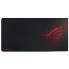 ASUS ROG Sheath Alfombrilla de Ratón Gaming, Grande (900x440mm), Tela y Caucho Antideslizante, Diseño Cómodo, Negro/Rojo