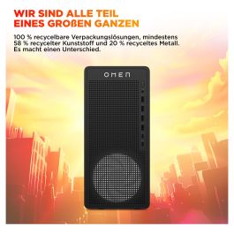 HP TG03-0151ng Gaming Desktop (Schwarz, Windows 11 Home)