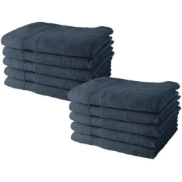 Today TOD3574641225612 Juego de 10 Toallas 50x90 cm 100% Algodón Color Denim Precio: 44.5000006. SKU: B1D4HJ587D