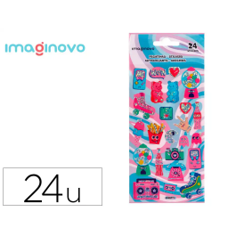 Imaginovo Pegatinas Diseños Surtidos Hobbies con Brillo 214x100 mm para Cuadernos, Agendas, Portátiles y Móviles, PVC Precio: 1.49999949. SKU: B17N7PKQDT