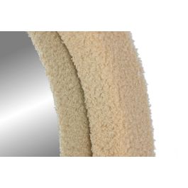 Espejo de pared Home ESPRIT Marrón Ondas Terciopelo Scandi 60 x 4 x 160 cm