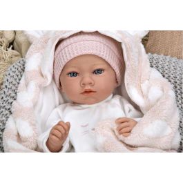 Muñeca elegance 38 cm aria rosa c/ manta (muñeco de peso) (cuerpo vinyl, sexo niña) Muñeca elegance 38 cm aria rosa c/ manta (muñeco de peso) (cuerpo vinyl, sexo niña)