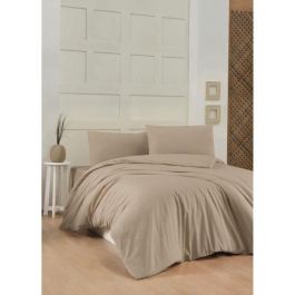 Juego de Cama ASI8684282553878 - Funda Nórdica 220x240 cm + 2 Fundas Almohada 60x60 cm - 100% Algodón Reforzado Beige