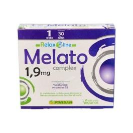 PINISAN Relax Line Melato 1,9 mg 30 Cápsulas. Ayuda a conciliar el sueño, con Vitamina B2, vegano, sin gluten ni lactosa. Precio: 7.9974884. SKU: B17T2Y8TR6