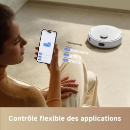 Dreame MOVA Tech E20 Aspiradora Robot Sin Bolsa Blanco, 3200 mAh, 0.33L, Carga Automática, 010201AA000358