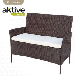 Conjunto de sofá(104x58x84 cm) + 2 sillones (57,5x58x84 cm) + mesa (71x41x39 cm) aktive Conjunto de sofá(104x58x84 cm) + 2 sillones (57,5x58x84 cm) + mesa (71x41x39 cm) aktive