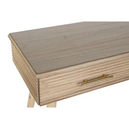 Consola Scandi DKD Home Decor Marron Claro Dorado 40 x 76 x 100 cm Consola Scandi DKD Home Decor Marron Claro Dorado 40 x 76 x 100 cm
