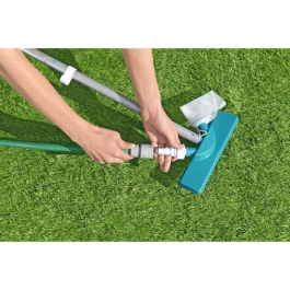 Bestway Kit de Limpieza para Piscinas hasta 3,96 m - Aquaclear con Red Skimmer, Flotador, Aspirador, Tira de Prueba y Parche de Reparación - BES6941607344286