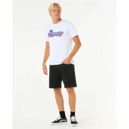 Camiseta de Manga Corta Hombre Rip Curl Surf Paradise Blanco