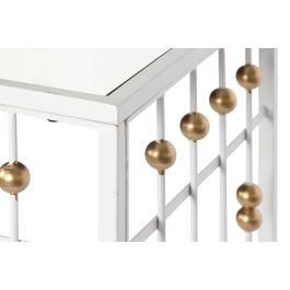 DKD Home Decor Consola Glam Blanco Dorado 120 x 40 x 80 cm