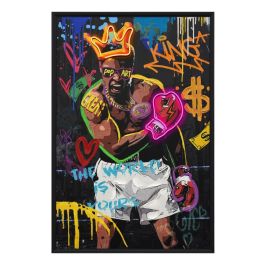 DKD Home Decor Cuadro Vintage Multicolor Boxeador 123 x 83 cm con Led (2 Unidades) Precio: 188.50000004. SKU: B16M4SBHZG