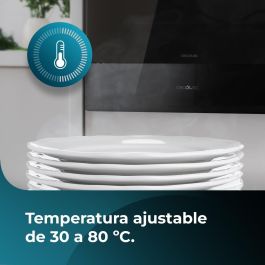 Calientaplatos Cecotec Hexa WD Glass