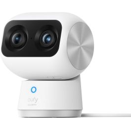 Eufy Indoor Cam S350 Cámara de Seguridad Doble 4K UHD con Zoom 8x, PTZ 360°, IA para Personas y Mascotas, Wi-Fi Doble Banda, Interior, Inalámbrica, Escritorio, Negro/Blanco Precio: 128.90000046. SKU: B1DFD2VDYR