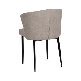 Silla Gris Tejido-Metal Contract 52,50 X 55 X 80 cm
