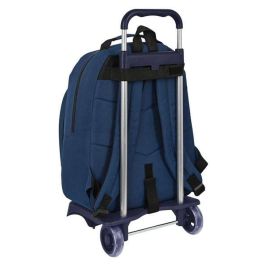 Mochila Escolar con Ruedas BlackFit8 Urban Negro Azul marino (32 x 42 x 15 cm) Mochila Escolar con Ruedas BlackFit8 Urban Negro Azul marino (32 x 42 x 15 cm)
