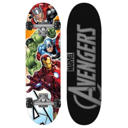 AVENGERS Monopatín 28 x 8 Pulgadas Skateboard Infantil con Ruedas de PVC y Cubierta Antideslizante