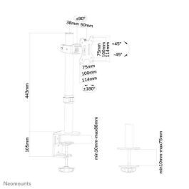 Soporte TV Neomounts FPMA-D510BLACK 10-32" 8 kg
