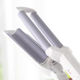 Plancha de Pelo Cerámica para Ondas Wavio InnovaGoods 55 W Plancha de Pelo Cerámica para Ondas Wavio InnovaGoods 55 W