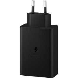 Samsung EP-T6530 Cargador de Pared Negro con 2 Puertos USB-C para Smartphone, Tableta, Portátil, Auriculares y Smartwatch