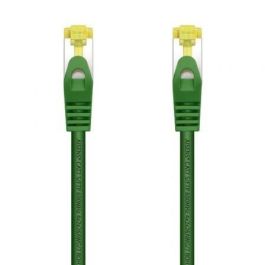 AISENS - CABLE DE RED LATIGUILLO RJ45 LSZH CAT.7 600 MHZ S/FTP PIMF AWG26, VERDE, 25CM