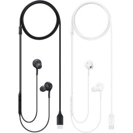 Samsung EO-IC100BWEGEU Auriculares In-Ear Cable USB-C con Micrófono y Control de Volumen, Blanco by AKG