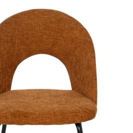 Silla Marrón Tejido-Metal Contract 49 X 60 X 81 cm