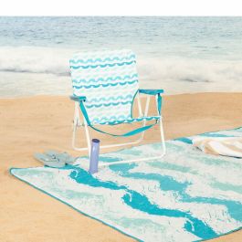 Toalla de Playa Aktive PEVA 200 x 1 x 150 cm (6 Unidades)