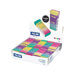 Milan Goma Nata 320 Sunset Colores Surtidos para Lápiz Suave No Abrasiva