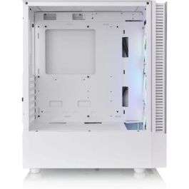 Caja de PC - THERMALTAKE - View 200 TG ARGB Snow (Blanco) - Torre media - Formato ATX