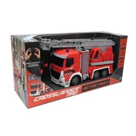 Lexibook CROSSLANDER PRO Camión de Bomberos a Control Remoto con Luces, Sonido y Escalera Giratoria