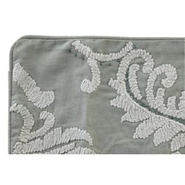 DKD Home Decor Funda Cojín Decorativa para Hogar Verde Menta 60x40 cm, Tejido Poliéster, con Cremallera, Lavado en Seco