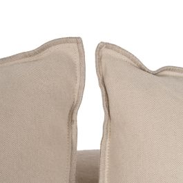 Chaise-Lounger Crema Tejido-Madera 300 X 161 X 90 cm