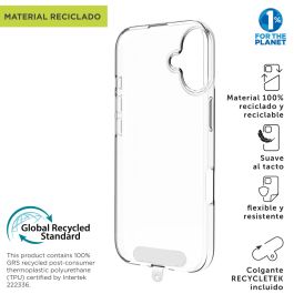 muvit for change funda compatible con Apple iPhone 17 transparente