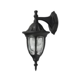 RABALUX RAB-8341 Aplique Exterior Milano Negro Estilo Clásico Metal Cristal E27 IP43 Max 60W RABALUX RAB-8341 Aplique Exterior Milano Negro Estilo Clásico Metal Cristal E27 IP43 Max 60W