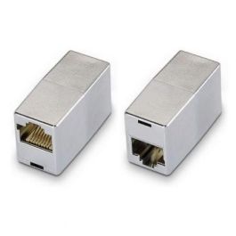 Aisens Empalme RJ45 Cat.5E STP Hembra/Hembra, Plata, RoHS