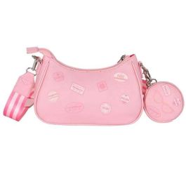 Karactermania Bolso Barbie Fancy 2.0 Travel Bolso de Hombro 8x21x5,5 cm Rosa PVC para Niñas