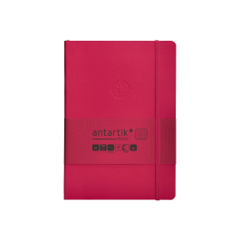 Antartik Notes Cuaderno A5 Tapa Blanda Hojas Cuadriculadas Burdeos 80 Hojas 80gr FSC