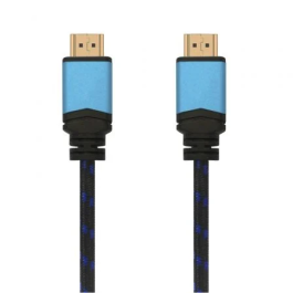 AISENS - CABLE HDMI V2.0 PREMIUM ALTA VELOCIDAD / HEC 4K@60HZ 18GBPS, A/M-A/M, NEGRO/AZUL, 1.0M Precio: 3.78999951. SKU: B164BR6WV6