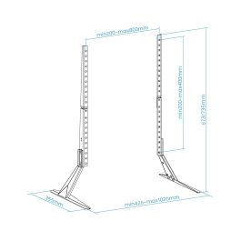 TOOQ SOPORTE MESA AT-GALAXIA PARA PANTALLAS 23-75"