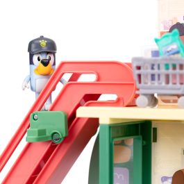 MOOSE 18918 Supermercado Bluey y Bingo con 24 sonidos y 2 figuras exclusivas para niños +3 años