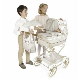 Coche reborn plegable verona con sombrilla para muñecas de hasta 55 cm 40x90x90 cm Coche reborn plegable verona con sombrilla para muñecas de hasta 55 cm 40x90x90 cm